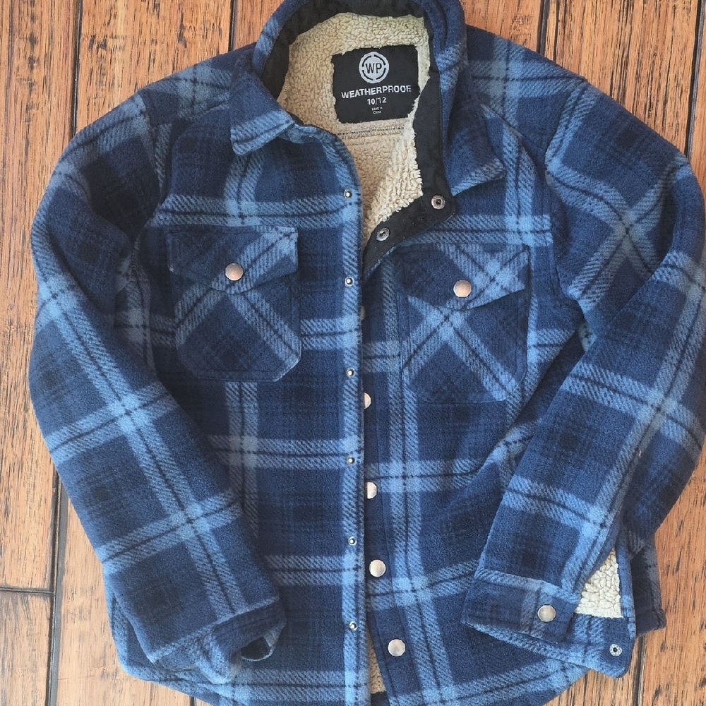 Weatherproof Blue Checkered Jacket